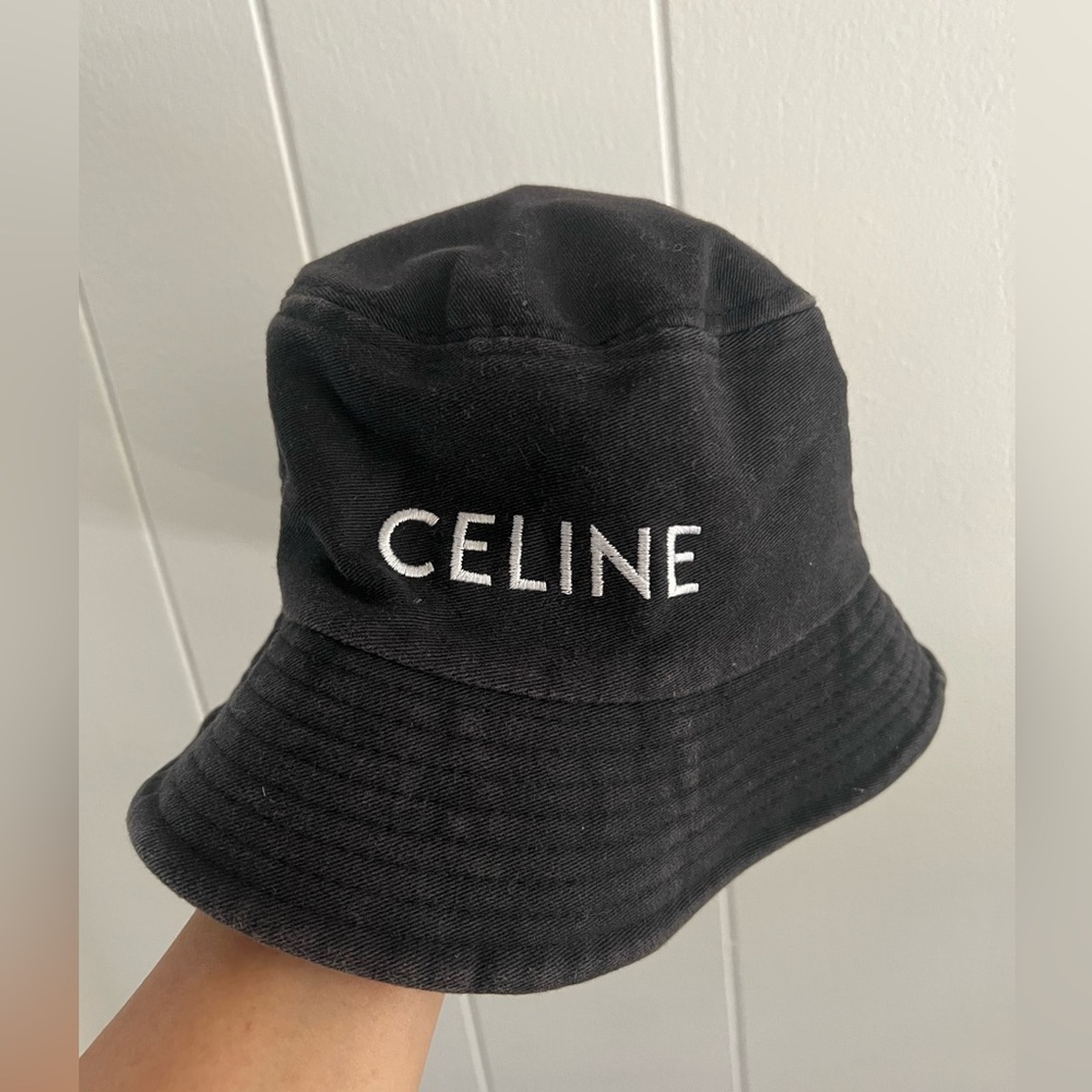 Celine Classic Black Bucket Hat